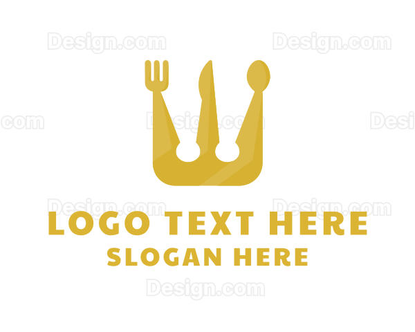 Royal Crown Spoon & Fork Logo