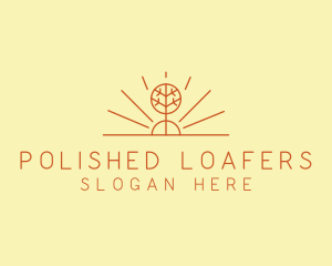 Rustic Forest Tree logo design