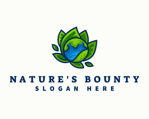 Earth Leaf Nature logo design