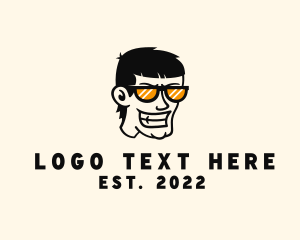 Angry Sunglasses Man logo