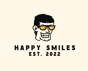 Angry Sunglasses Guy logo design