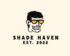 Angry Sunglasses Guy logo design