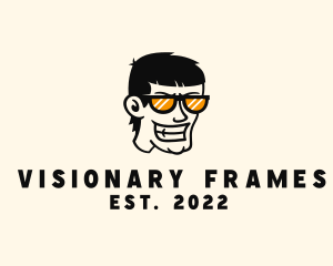 Angry Sunglasses Guy logo design