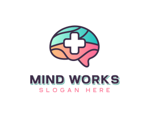 Brain Therapy Psychiatry logo design