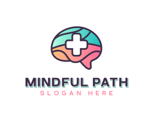 Brain Therapy Psychiatry logo design