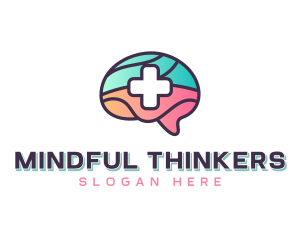 Brain Therapy Psychiatry logo design