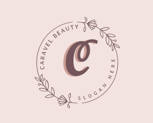 Floral Wreath Decor logo design