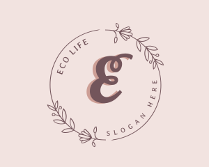 Floral Wreath Decor logo design