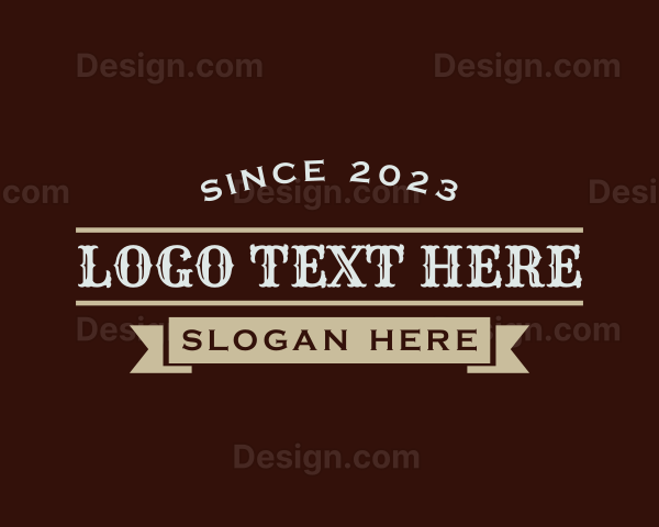 Rustic Restaurant Business Logo