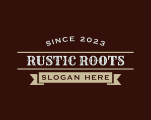 Rustic Restaurant Business logo design