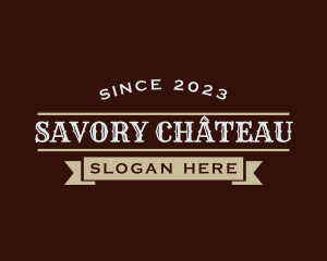 Rustic Restaurant Business logo design