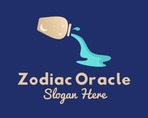 Aquarius Zodiac Sign logo