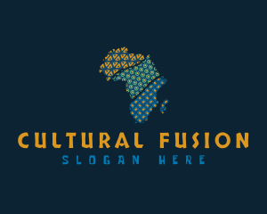Tribal African Map logo
