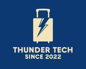 Luggage Thunder Bolt  logo design