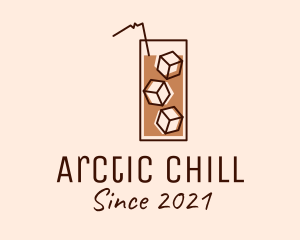 Iced Coffee Tea logo design