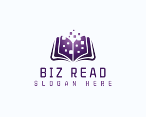 Digital Book Learning logo design