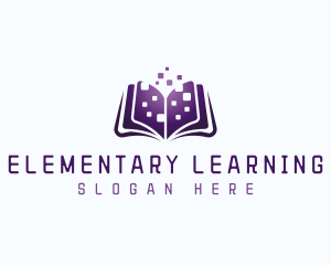 Digital Book Learning logo design