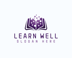 Digital Book Learning logo design