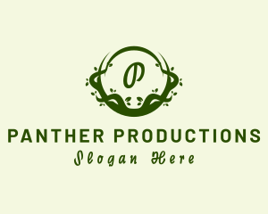 Organic Vines Natural Agriculture logo design