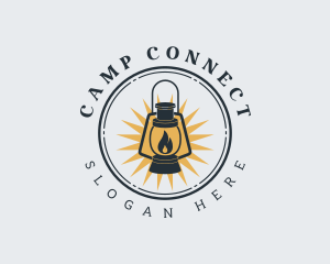 Lantern Light Camp logo design