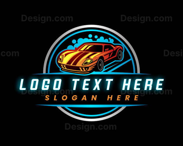 Automobile Cleaning Garage Logo