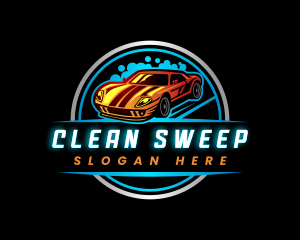 Automobile Cleaning Garage logo design