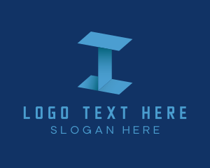 Modern Tech Letter I Logo
