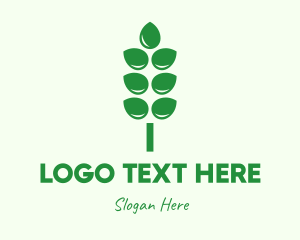 Green Agricultural Crops logo