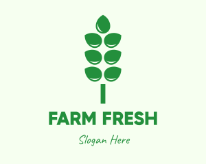 Green Agricultural Crops logo