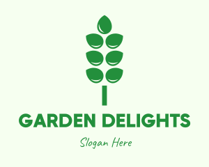 Green Agricultural Crops logo design