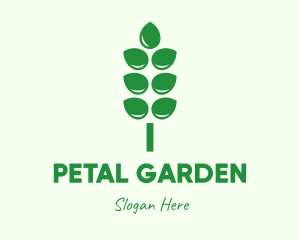 Green Agricultural Crops logo design