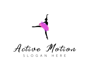 Ballerina Woman Performer logo