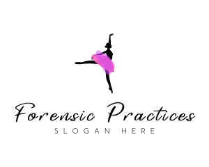 Ballerina Woman Performer logo