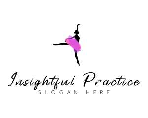 Ballerina Woman Performer logo