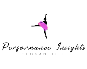 Ballerina Woman Performer logo