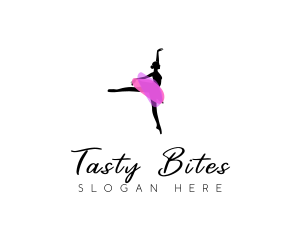 Ballerina Woman Performer logo
