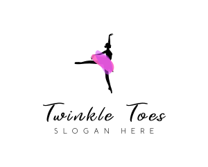 Ballerina Woman Performer logo