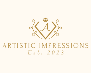 Ornamental Diamond Jewelry Boutique logo design