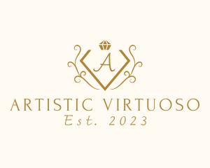 Ornamental Diamond Jewelry Boutique logo design