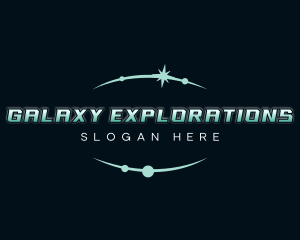 Space Galaxy Orbit logo design