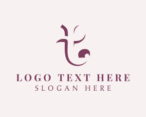 Purple Business Letter T logo