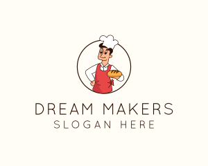 Bread Maker Chef logo design