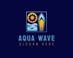 Surfing Sports Club logo design