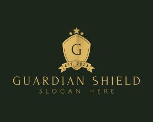 Elegant Shield Star logo design