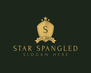 Elegant Shield Star logo design