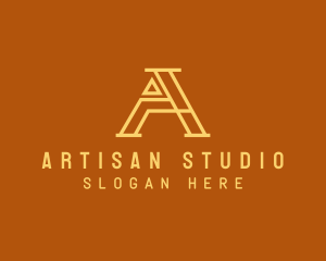 Company Studio Letter A logo design