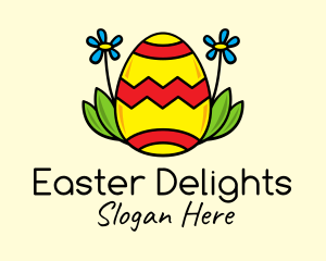Sunflower Easter Egg logo