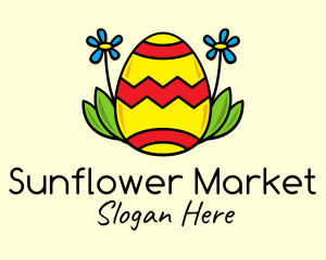 Sunflower Easter Egg logo