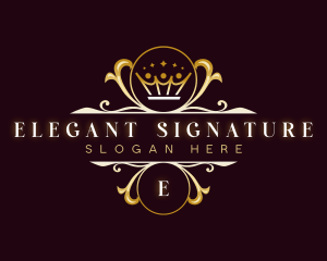 Luxury Royal Crown logo design