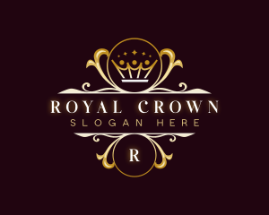 Luxury Royal Crown logo design